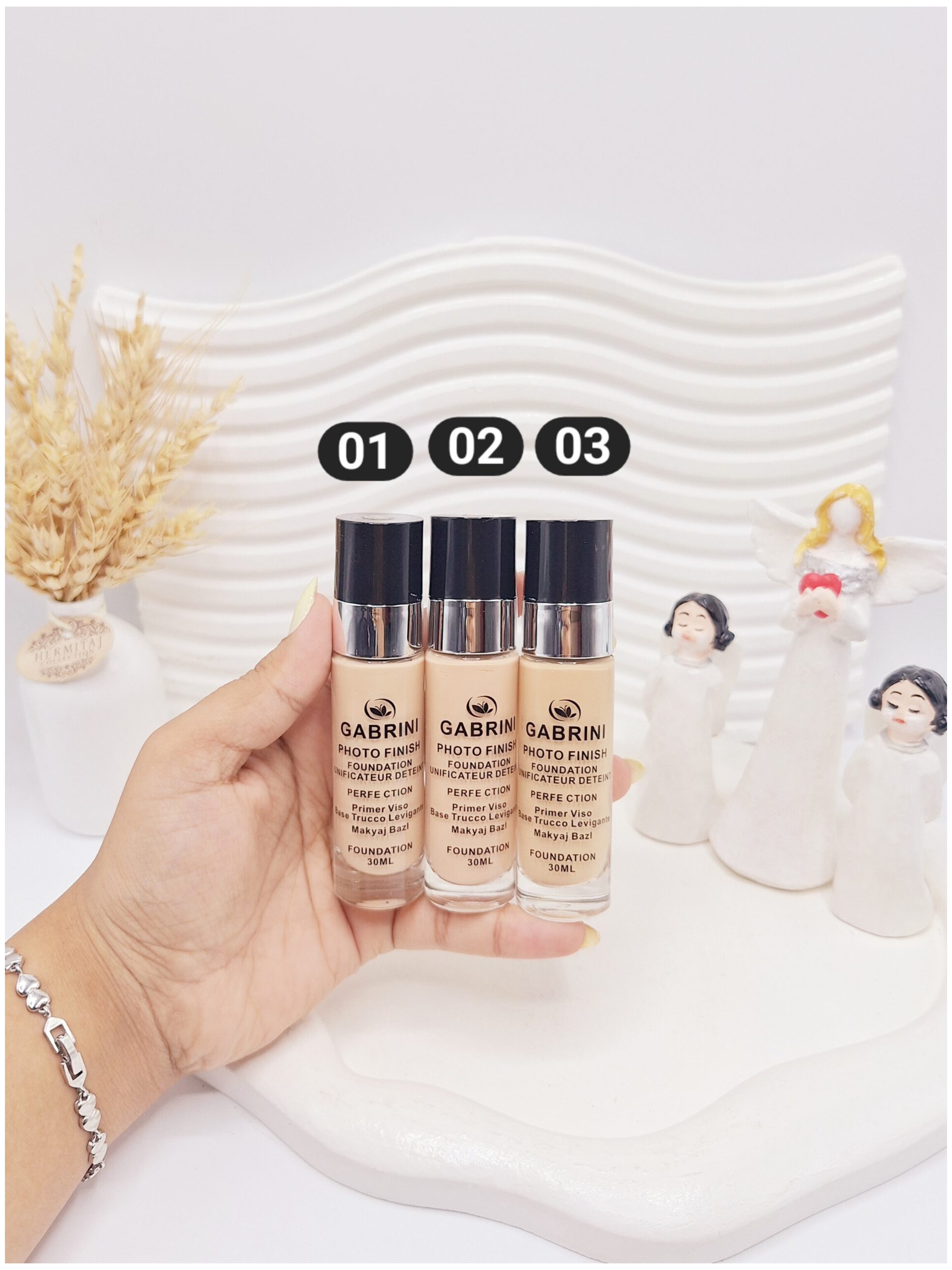 کرم پودر شیشه ای گابرینی فوق العاده سبک و با کیفیت