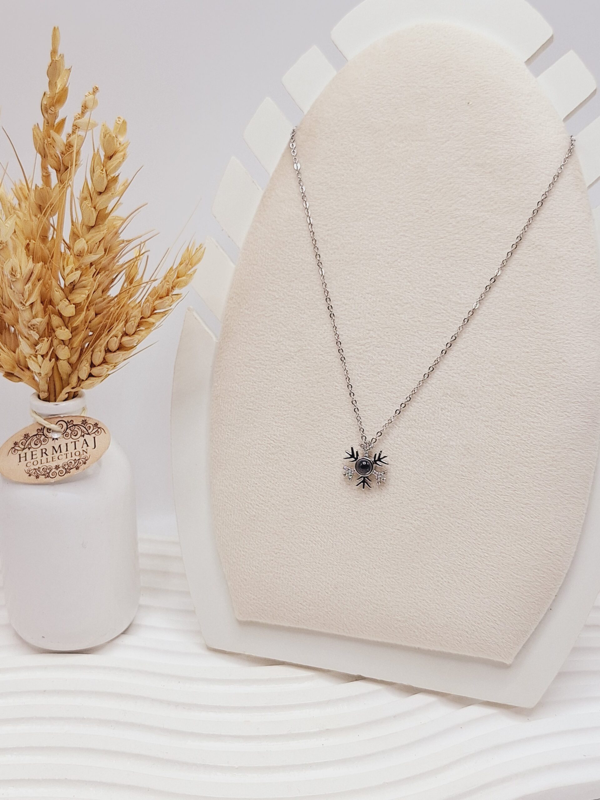 گردنبند تلسکوپی طرح دونه برف