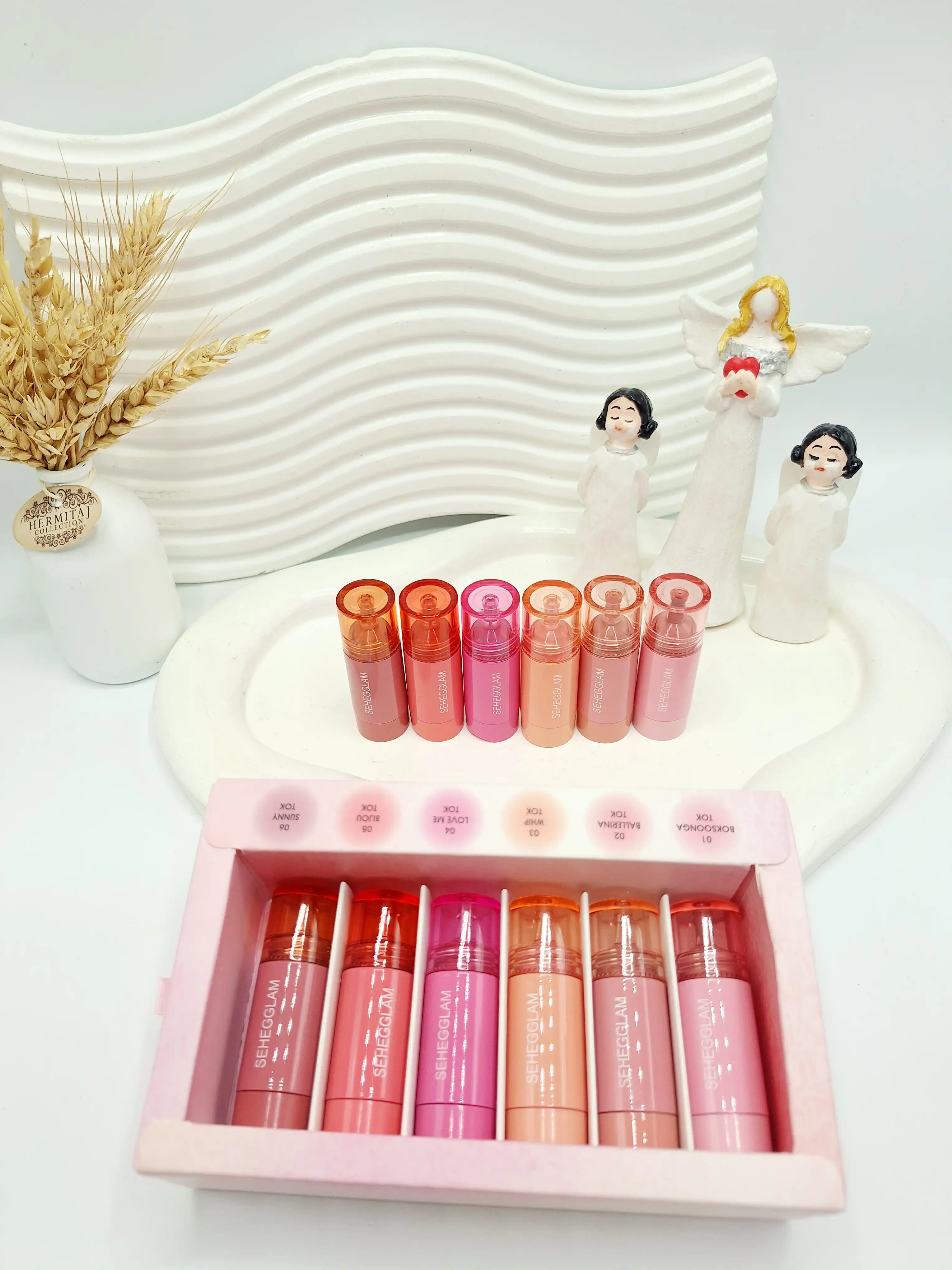 رژگونه مایع پینترستی دکمه ای برند شیگلم SEHEGGLAM