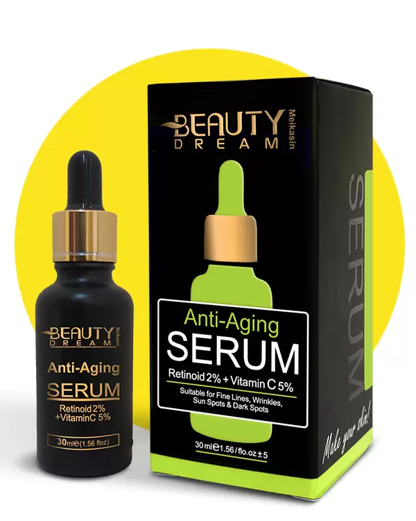 سرم تخصصی ضد چروک رتینوئید ۲%ویتامین سی ( Retinoid ۲%  ۵% Vitamin C )