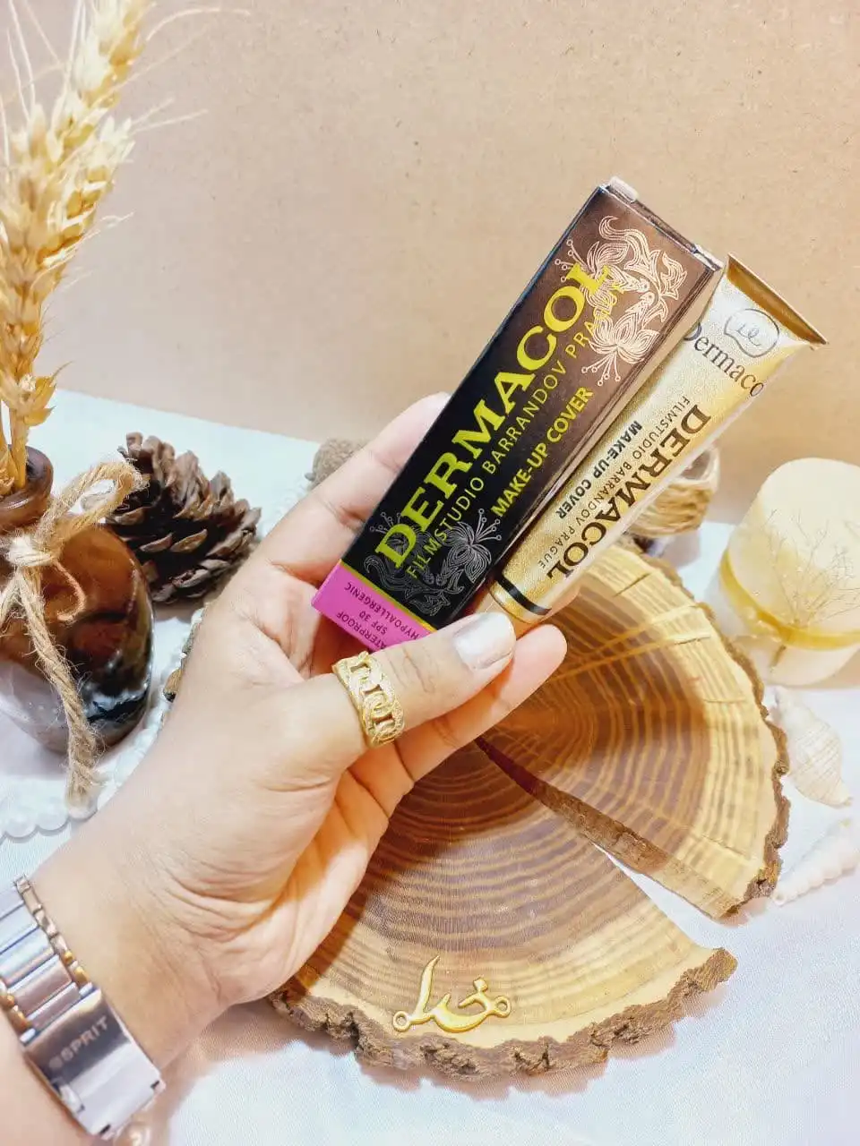 کرم پودر فول کاور اصلی تیوپی درماکول کیفیت درجه یک