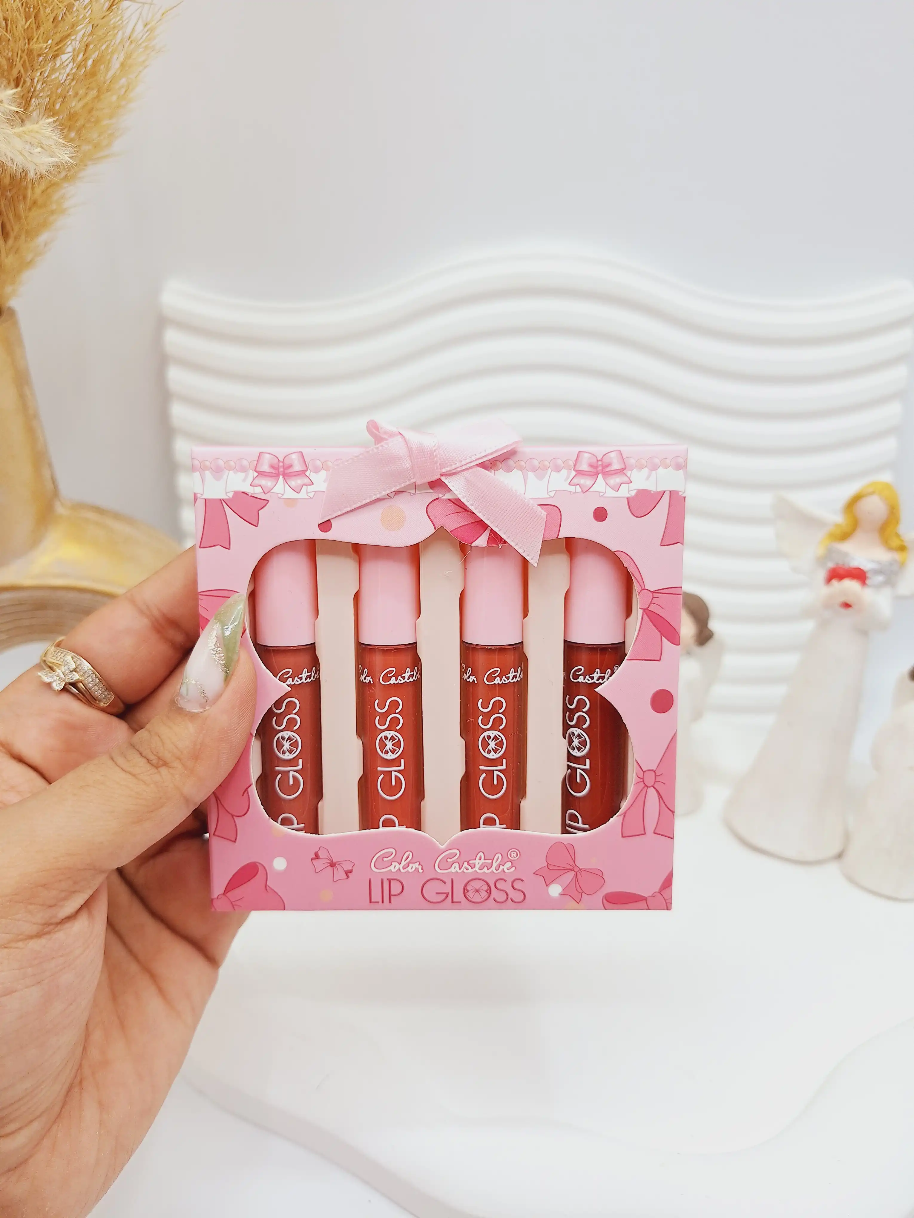 پک 4 عددی رژ لب مایع پاپیون کالر کستل