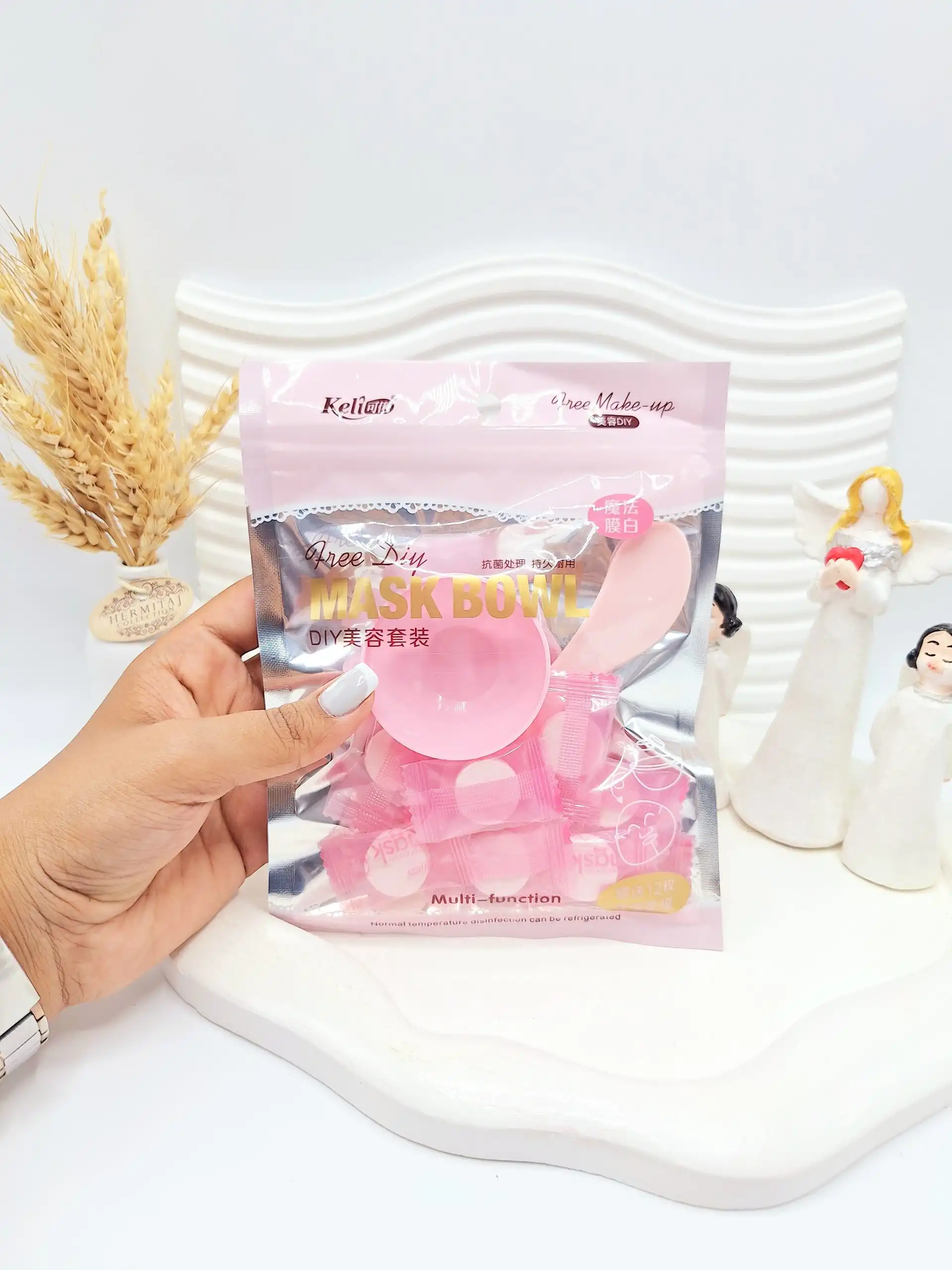 پک قرص ماسک نقابی با کاسه